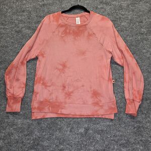 JoyLab Sweatshirt Womens XS Tie Dye Long Sleeve Thumbholes Athletic Pullover